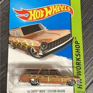 Hot Wheels Chevy Nova Wagon with Flames